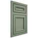 Shiloh Cabinetry Flush Inset Shelby Poplar Plain Cut Moss Door