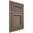 Shiloh Cabinetry Flush Inset Shelby Poplar Plain Cut River Rock Door