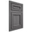 Shiloh Cabinetry Flush Inset Shelby Red Oak Plain Cut Cadet Door