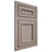 Shiloh Cabinetry Flush Inset Shelby Red Oak Plain Cut Sterling Door