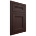 Shiloh Cabinetry Flush Inset Somerset Alder Plain Cut Bistre Door