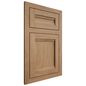 Shiloh Cabinetry Flush Inset Somerset Alder Plain Cut Dusty Road Door