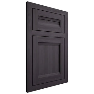 Shiloh Cabinetry Flush Inset Somerset Hickory Plain Cut Harbor Door