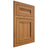 Shiloh Cabinetry Flush Inset Somerset Hickory Plain Cut Medium Door