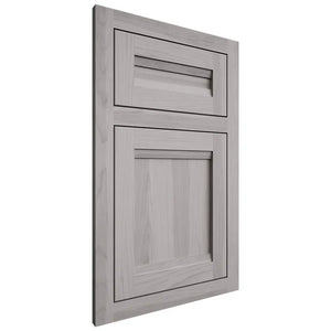 Shiloh Cabinetry Flush Inset Somerset Hickory Plain Cut Stratus Door