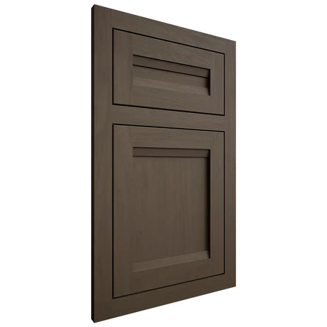 Shiloh Cabinetry Flush Inset Somerset Maple Plain Cut Perfect Brown Door