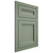 Shiloh Cabinetry Flush Inset Somerset Poplar Plain Cut Moss Door