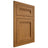 Shiloh Cabinetry Flush Inset Somerset Red Oak Plain Cut Autumn Door