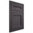 Shiloh Cabinetry Flush Inset Somerset Red Oak Plain Cut Harbor Door