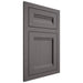 Shiloh Cabinetry Flush Inset Somerset Walnut Plain Cut Cadet Door