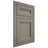 Shiloh Cabinetry Flush Inset Somerset Walnut Plain Cut Thyme Door