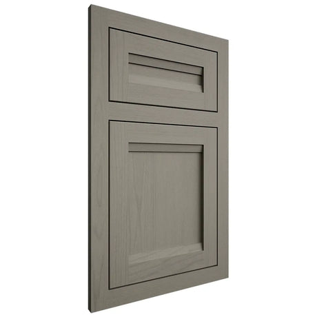 Shiloh Cabinetry Flush Inset Somerset Walnut Plain Cut Thyme Door