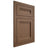 Shiloh Cabinetry Flush Inset Somerset White Oak Plain Cut Autumn Door