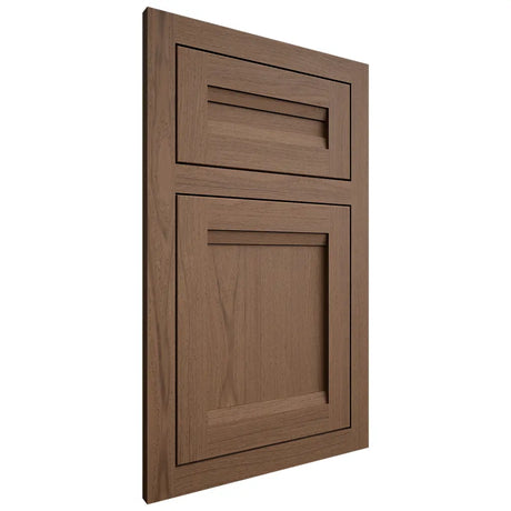 Shiloh Cabinetry Flush Inset Somerset White Oak Plain Cut Autumn Door