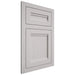 Shiloh Cabinetry Flush Inset Somerset White Oak Plain Cut Cotton Door