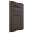 Shiloh Cabinetry Flush Inset Somerset White Oak Plain Cut Creekside Door