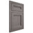 Shiloh Cabinetry Flush Inset Somerset White Oak Plain Cut Flagstone Door