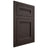 Shiloh Cabinetry Flush Inset Somerset White Oak Plain Cut Morel Door