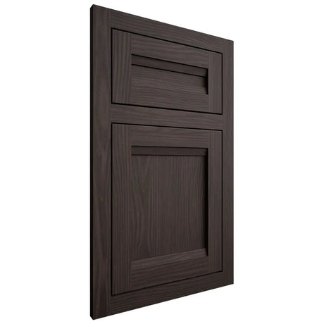 Shiloh Cabinetry Flush Inset Somerset White Oak Plain Cut Morel Door