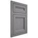 Shiloh Cabinetry Flush Inset Somerset White Oak Plain Cut Sterling Door
