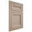 Shiloh Cabinetry Flush Inset Somerset White Oak Plain Cut Straw Door