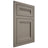 Shiloh Cabinetry Flush Inset Somerset White Oak Plain Cut Thyme Door