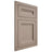 Shiloh Cabinetry Flush Inset Somerset White Oak Plain Cut Whitewash Door