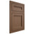 Shiloh Cabinetry Flush Inset Somerset White Oak Quarter Sawn Autumn Door