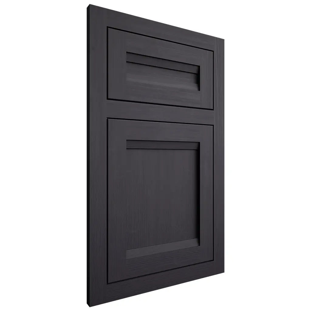 Shiloh Cabinetry Flush Inset Somerset White Oak Quarter Sawn Harbor Door