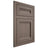 Shiloh Cabinetry Flush Inset Somerset White Oak Rift Cut Clay Door