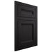 Shiloh Cabinetry Flush Inset Somerset White Oak Rift Cut Espresso Door