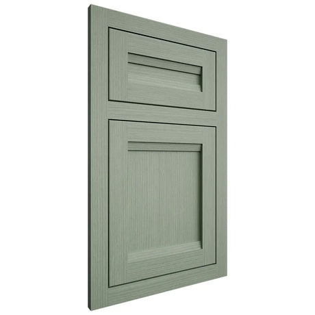 Shiloh Cabinetry Flush Inset Somerset White Oak Rift Cut Moss Door
