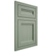 Shiloh Cabinetry Flush Inset Somerset White Oak Rift Cut Moss Door