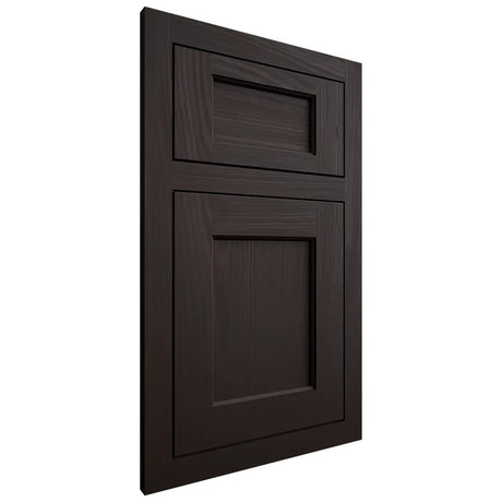Shiloh Cabinetry Flush Inset Square Flat Alder Plain Cut Espresso Door