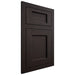 Shiloh Cabinetry Flush Inset Square Flat Alder Plain Cut Espresso Door