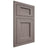Shiloh Cabinetry Flush Inset Square Flat Alder Plain Cut Stonehenge Door