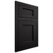 Shiloh Cabinetry Flush Inset Square Flat Cherry Plain Cut Espresso Door