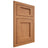 Shiloh Cabinetry Flush Inset Square Flat Cherry Plain Cut Medium Door