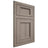 Shiloh Cabinetry Flush Inset Square Flat Hickory Plain Cut Sterling Door