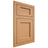 Shiloh Cabinetry Flush Inset Square Flat Maple Plain Cut Golden Door