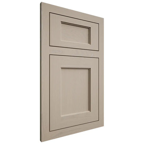Shiloh Cabinetry Flush Inset Square Flat Maple Plain Cut Pebble Door