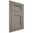 Shiloh Cabinetry Flush Inset Square Flat Maple Plain Cut Thyme Door