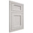 Shiloh Cabinetry Flush Inset Square Flat Paintable Beige Door