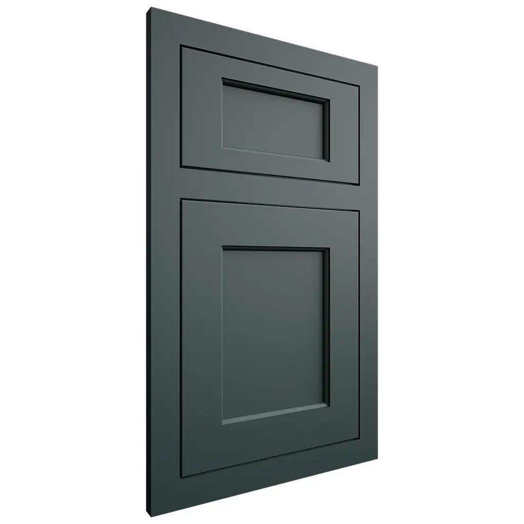 Shiloh Cabinetry Flush Inset Square Flat Paintable Billiard Green Door