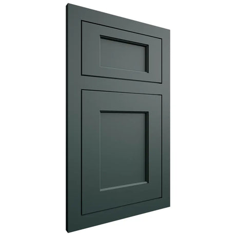 Shiloh Cabinetry Flush Inset Square Flat Paintable Billiard Green Door