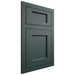 Shiloh Cabinetry Flush Inset Square Flat Paintable Billiard Green Door