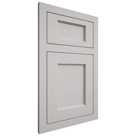 Shiloh Cabinetry Flush Inset Square Flat Paintable Mindful Gray Door
