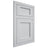Shiloh Cabinetry Flush Inset Square Flat Paintable Niebla Azul Door
