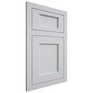 Shiloh Cabinetry Flush Inset Square Flat Paintable Niebla Azul Door