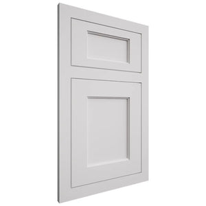 Shiloh Cabinetry Flush Inset Square Flat Paintable Polar Door
